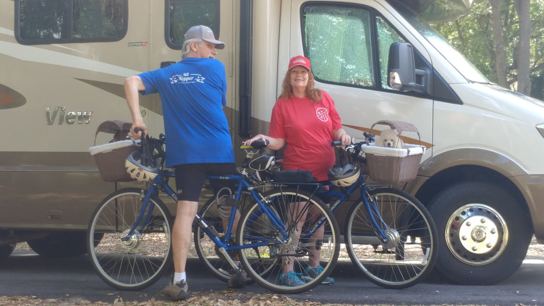 "My husband and I can keep up with each other on our rides now!" - Mary