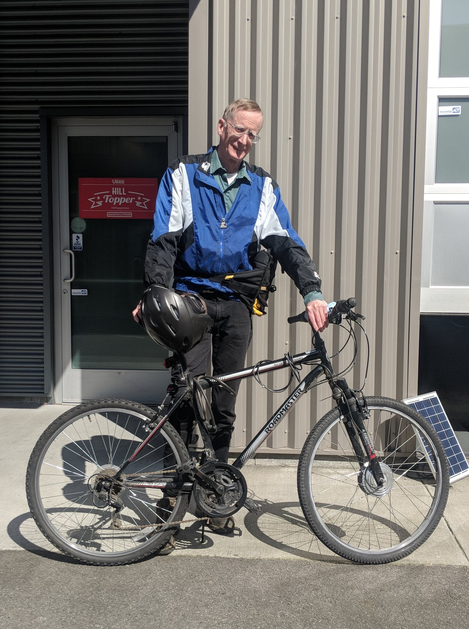 "Hilltopper saves the day. There's no longer a need to worry about riding uphill!" - John